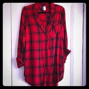H&M Plaid Tunic